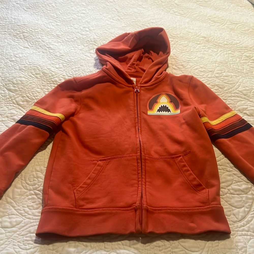 Gap hoodie with shark print back and front